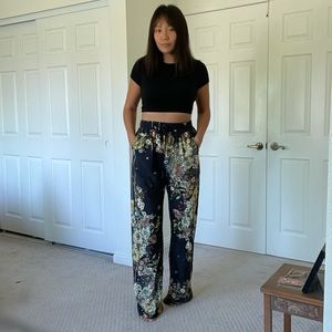 Zara Floral Palazzo Pant